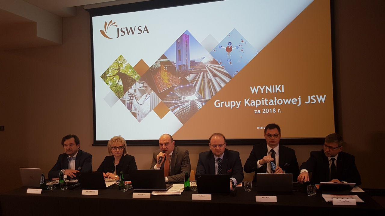 Konferencja prasowa JSW. Fot. BiznesAlert.pl