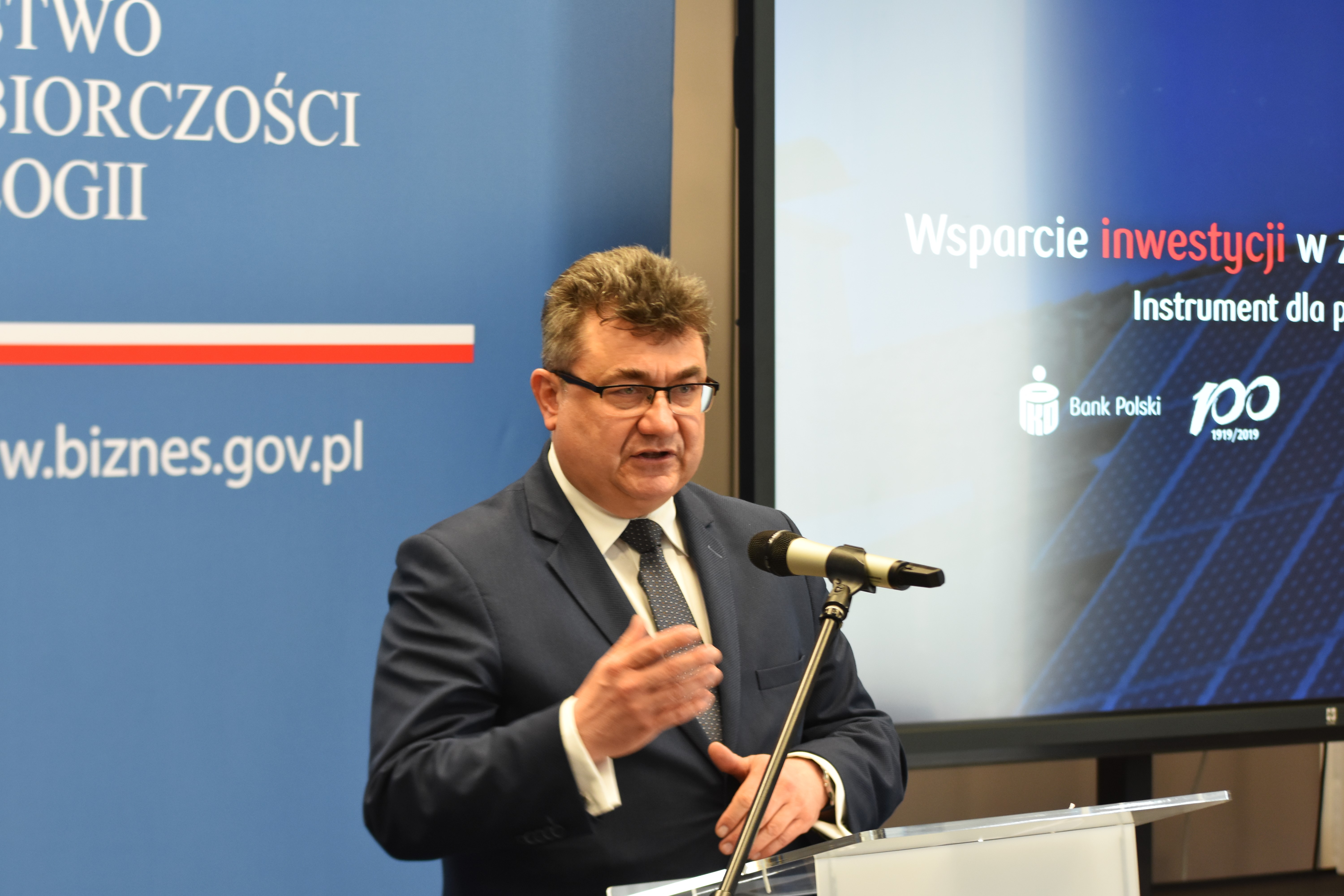 Wiceminister energii Grzegorz Tobiszowski. Fot. MPiT