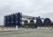 Fabryka/Port Esbjerg firmy MHI Vestas. Morskie farmy wiatrowe Fot.: BiznesAlert.pl/Bartłomiej Sawicki