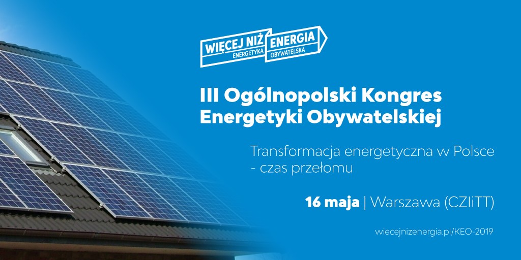 III Kongres Energetyki Obywatelskiej pod patronatem BiznesAlert.pl