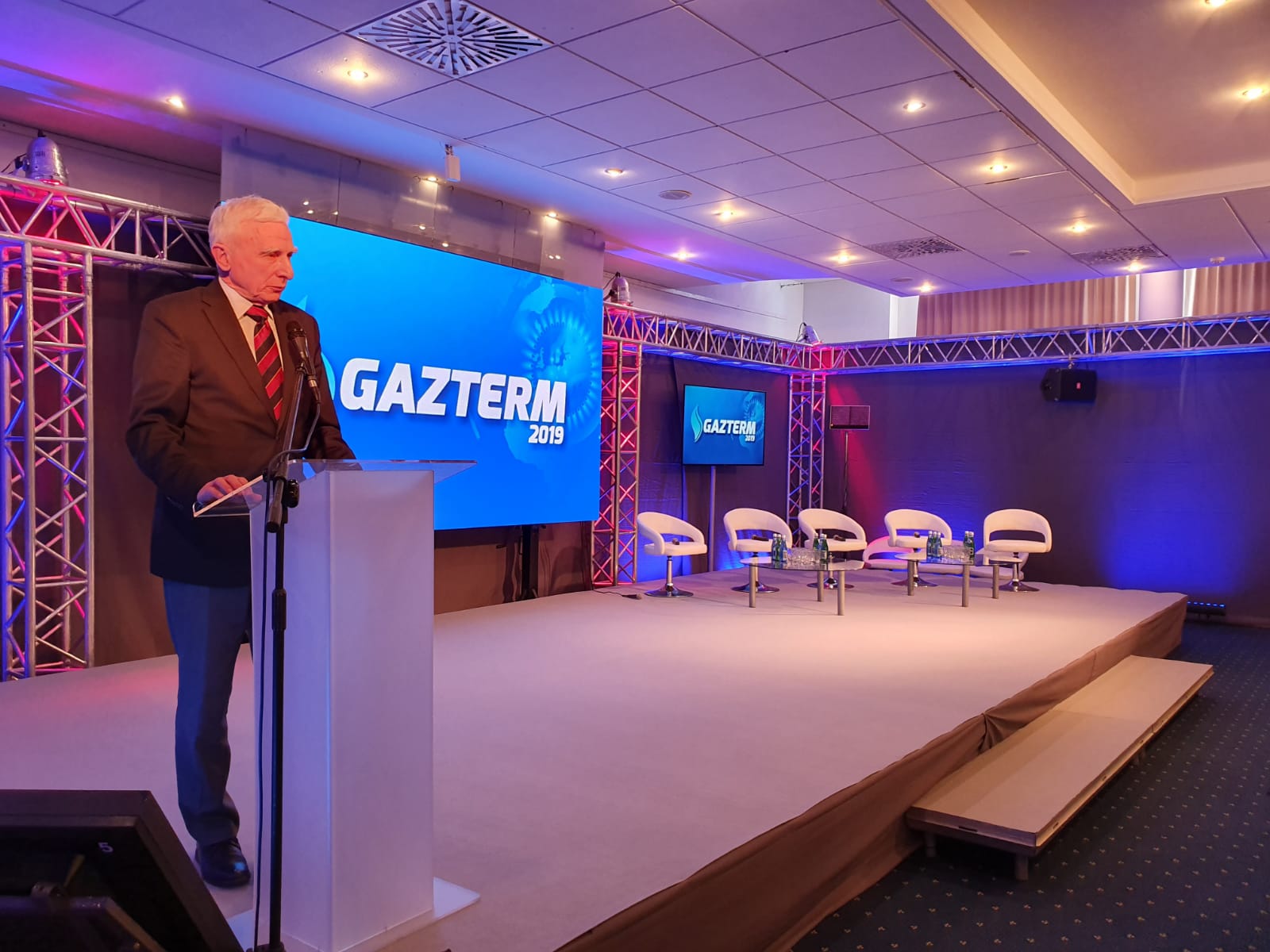 Piotr Naimski podczas konferencji Gazterm 2019 fot. BiznesAlert.pl