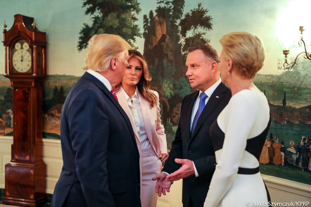 Pary prezydenckie z Polski i USA w Białym Domu. Fot. Kancelaria Prezydenta