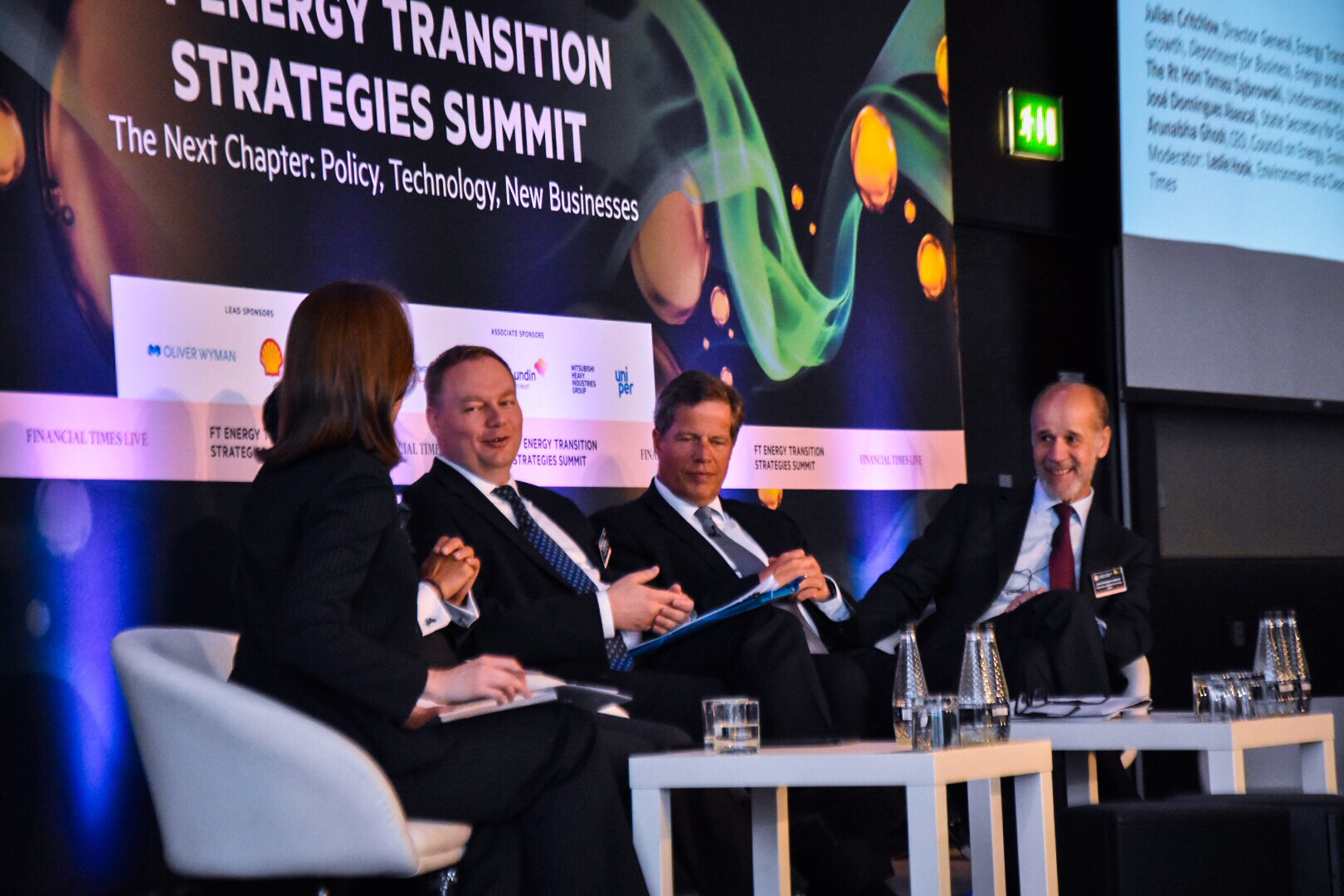Wiceminister energii Tomasz Dąbrowski 27 czerwca 2019r. wziął udział w konferencji FT Energy Transition Strategies Summit zorganizowanej przez Financial Times w Londynie.. Fot. Ministerstwo Energii