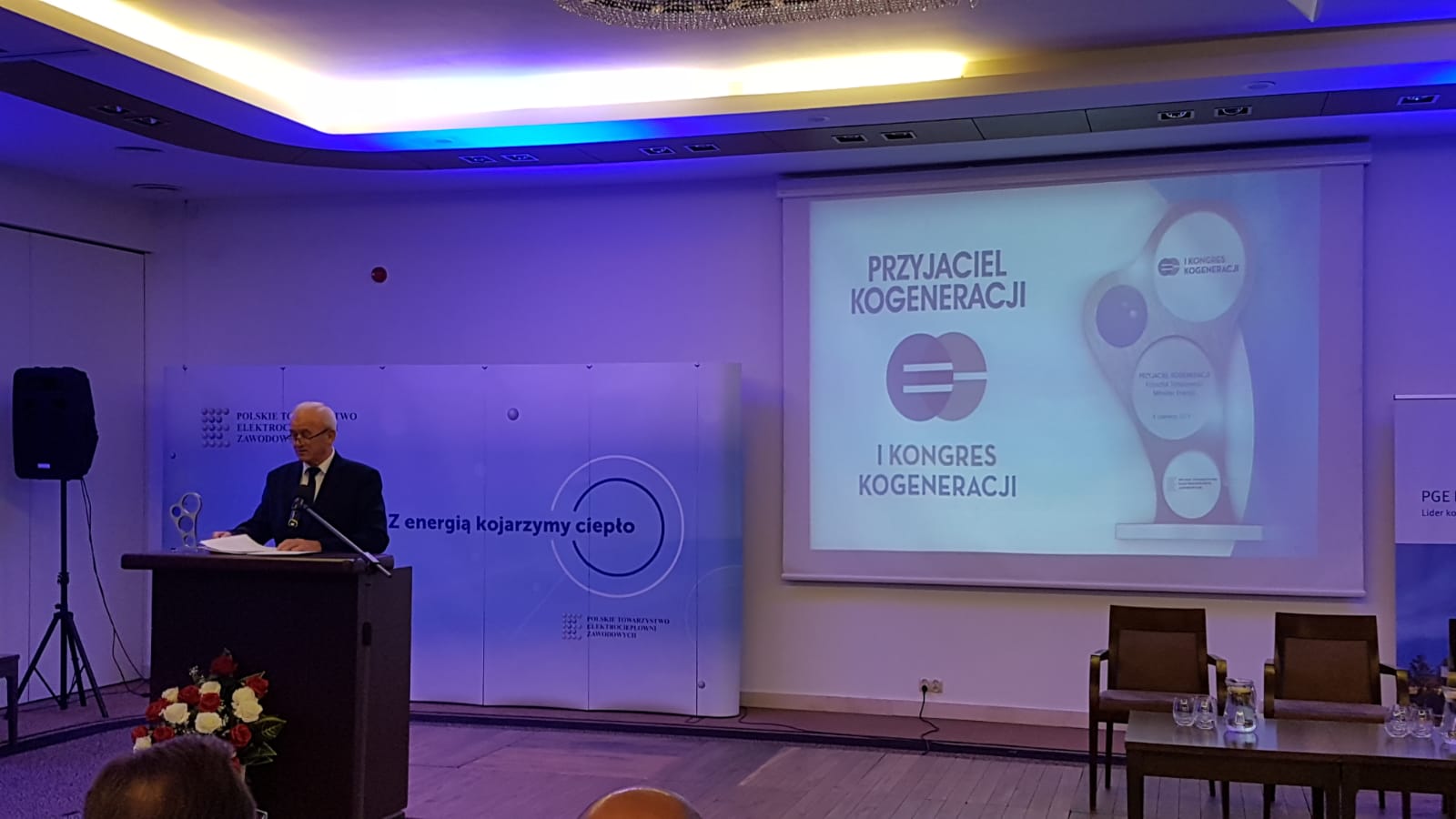 Minister energii Krzysztof Tchórzewski na I Kongresie Kogeneracji. Fot. Piotr Stępiński/BiznesAlert.pl