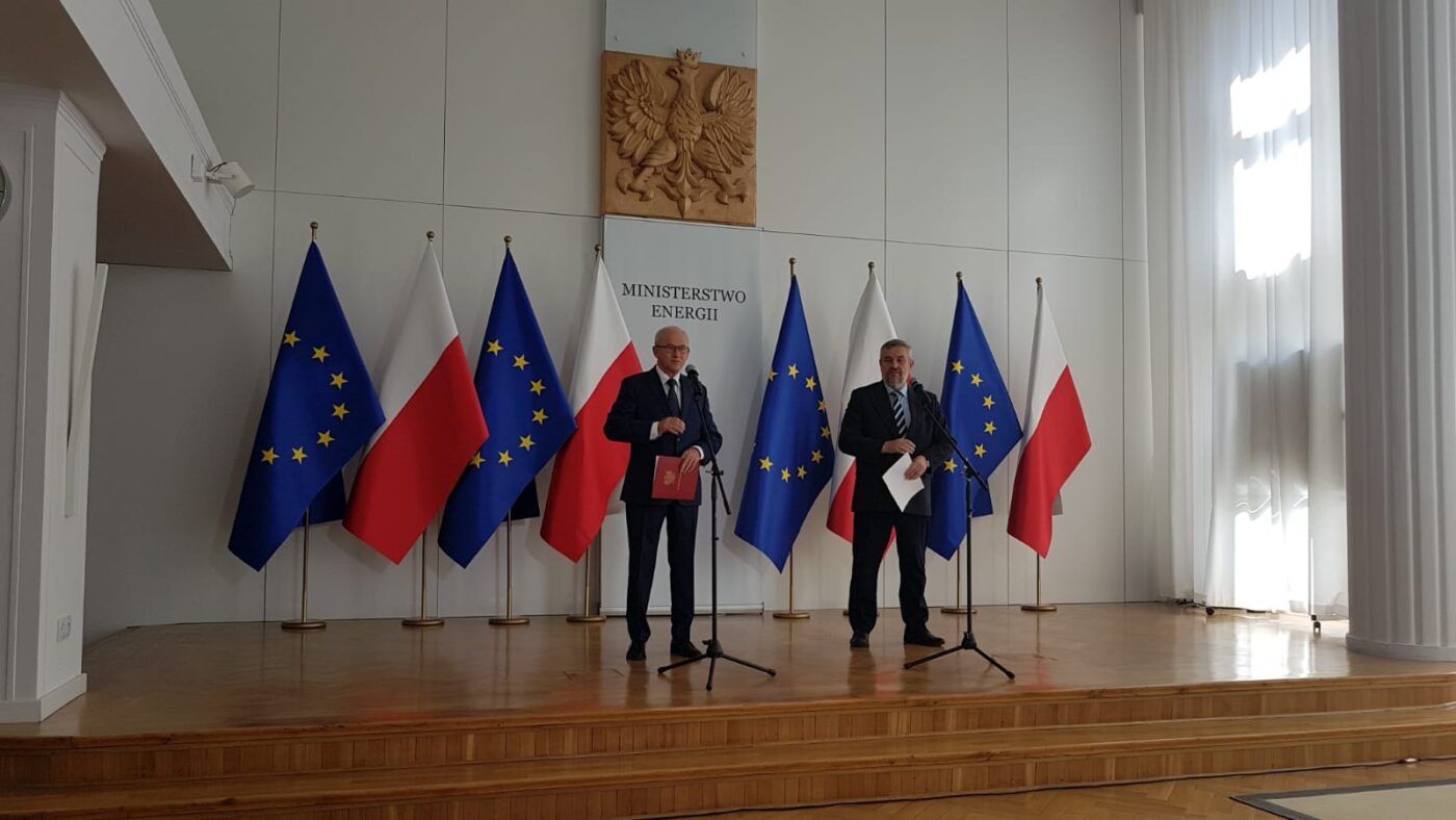Konferencja prasowa w Ministerstwie Energii. Fot. Piotr Stępiński/BiznesAlert.pl