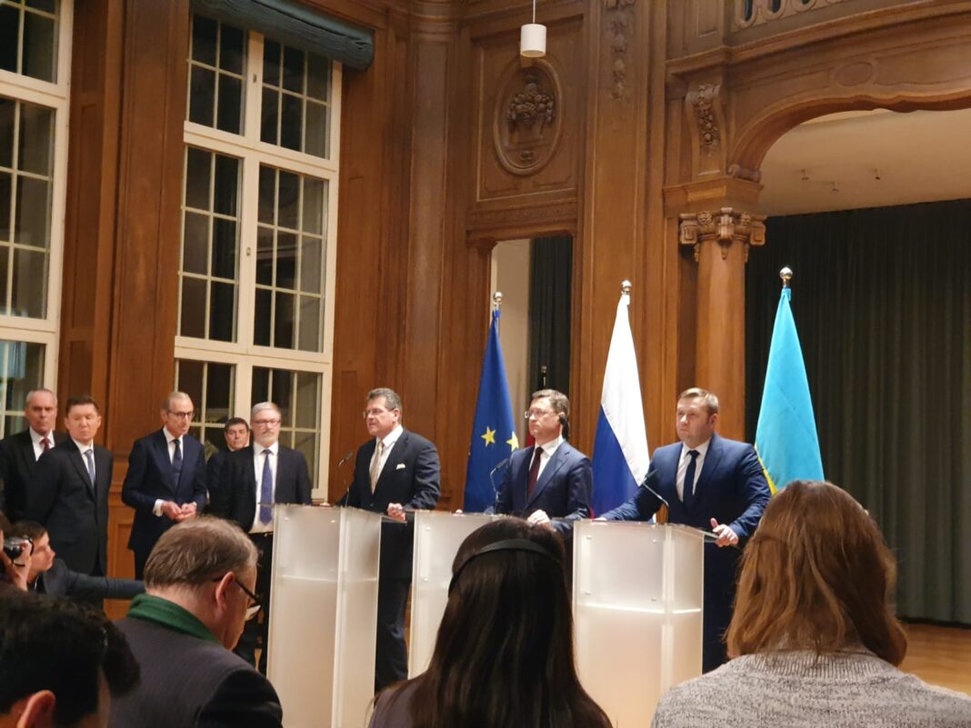 Konferencja w Berlinie z udziałem przedstawicieli UE, Rosji i Ukrainy fot. Wojciech Jakóbik/BiznesAlert.pl