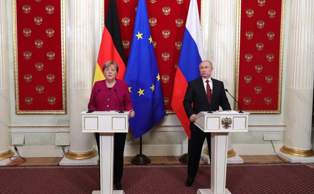 Konferencja prasowa Kanclerz Merkel i Prezydenta Putina fot. kremlin.ru