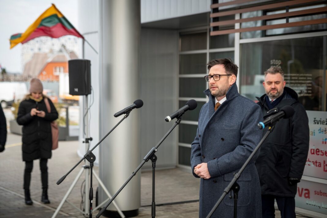 Daniel Obajtek na Litwie. Fot. PKN Orlen