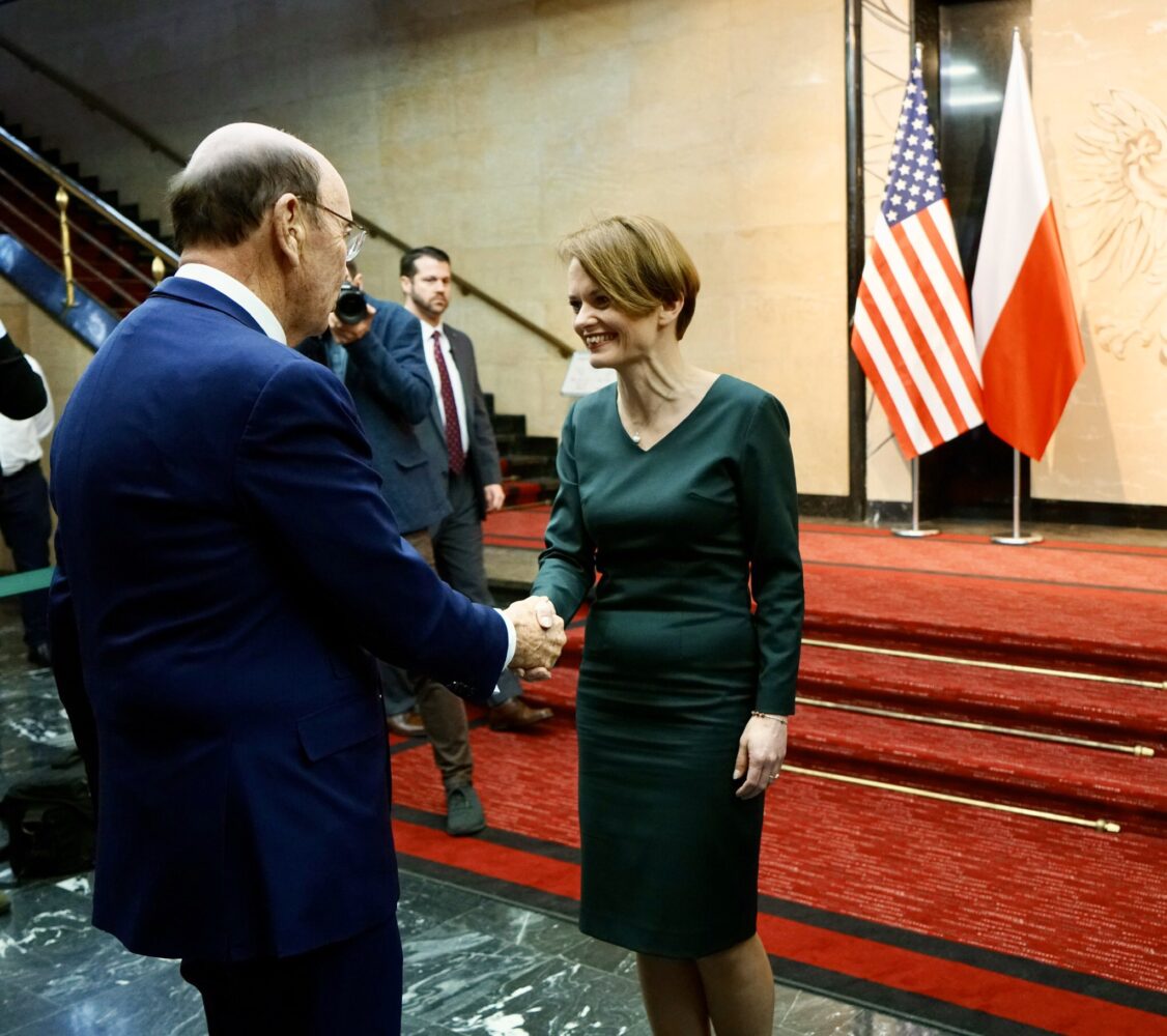 Minister Emilewicz i sekretarz Ross. Fot. Ministerstwo Rozwoju/Twitter