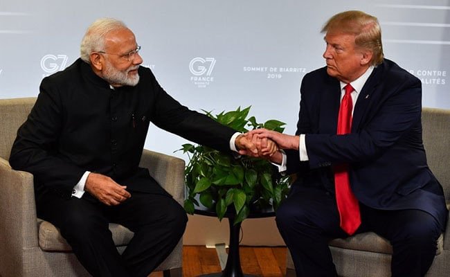 Prezydent USA Donald Trump i premier Indii Narendra Modi. Źródło Wikicommons