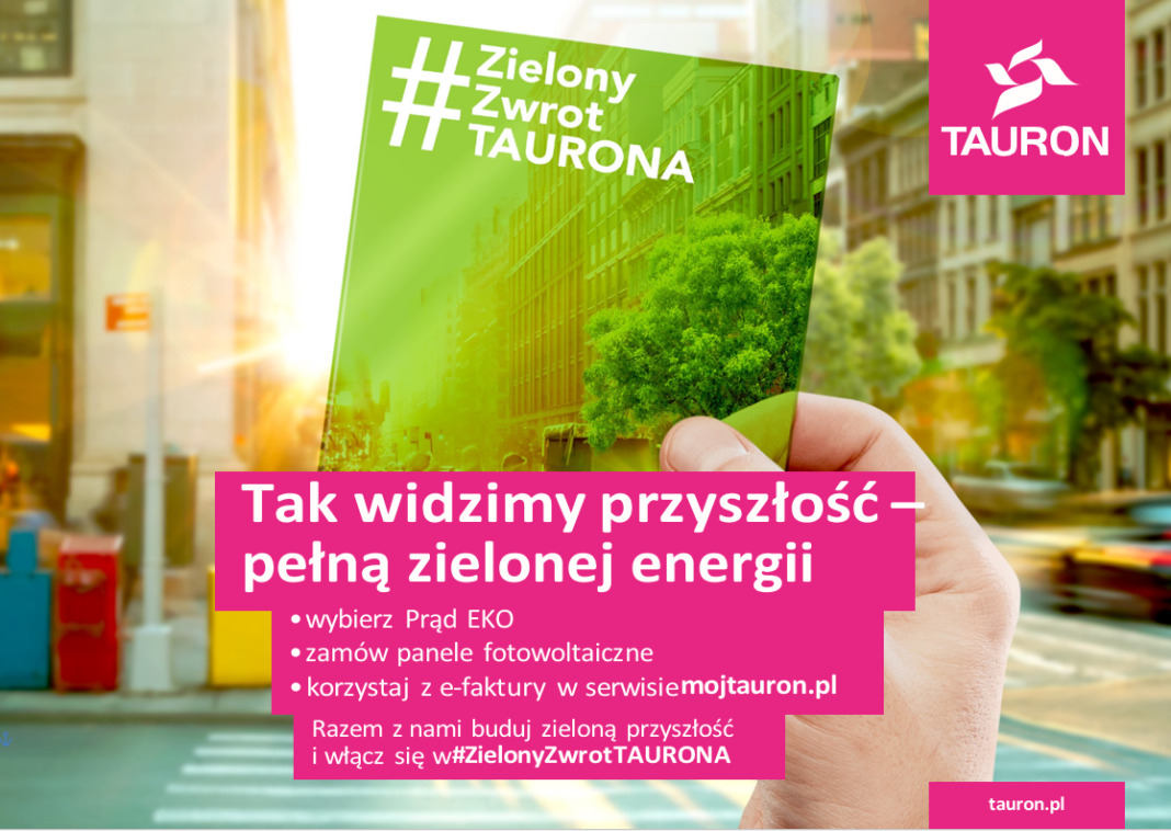 Zielony zwrot klientów Taurona. Fot. Tauron