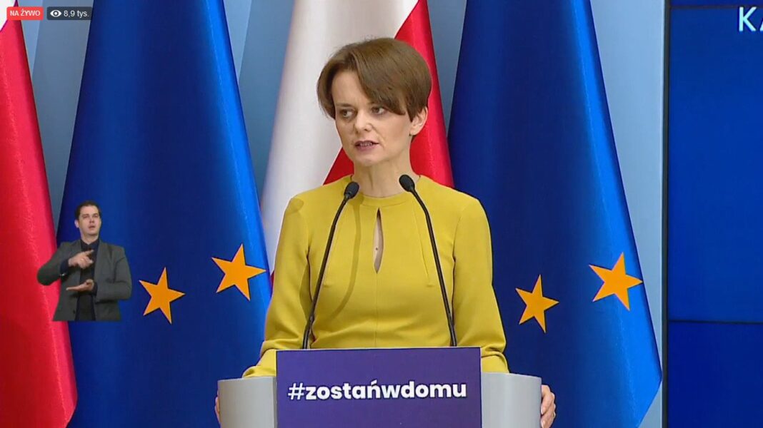 Minister rozwoju Jadwiga Emilewicz. Fot. KPRM