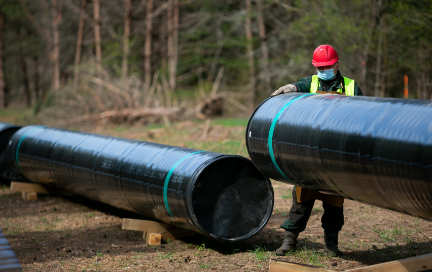 Budowa Gazociągu Polska-Litwa po stronie litewskiej. Fot. Ministerstwo energetyki Litwy