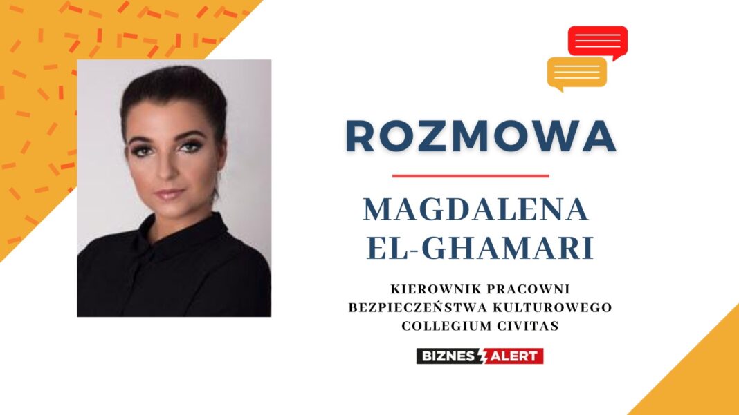 Magdalena El-Ghamari. Grafika: BiznesAlert.pl