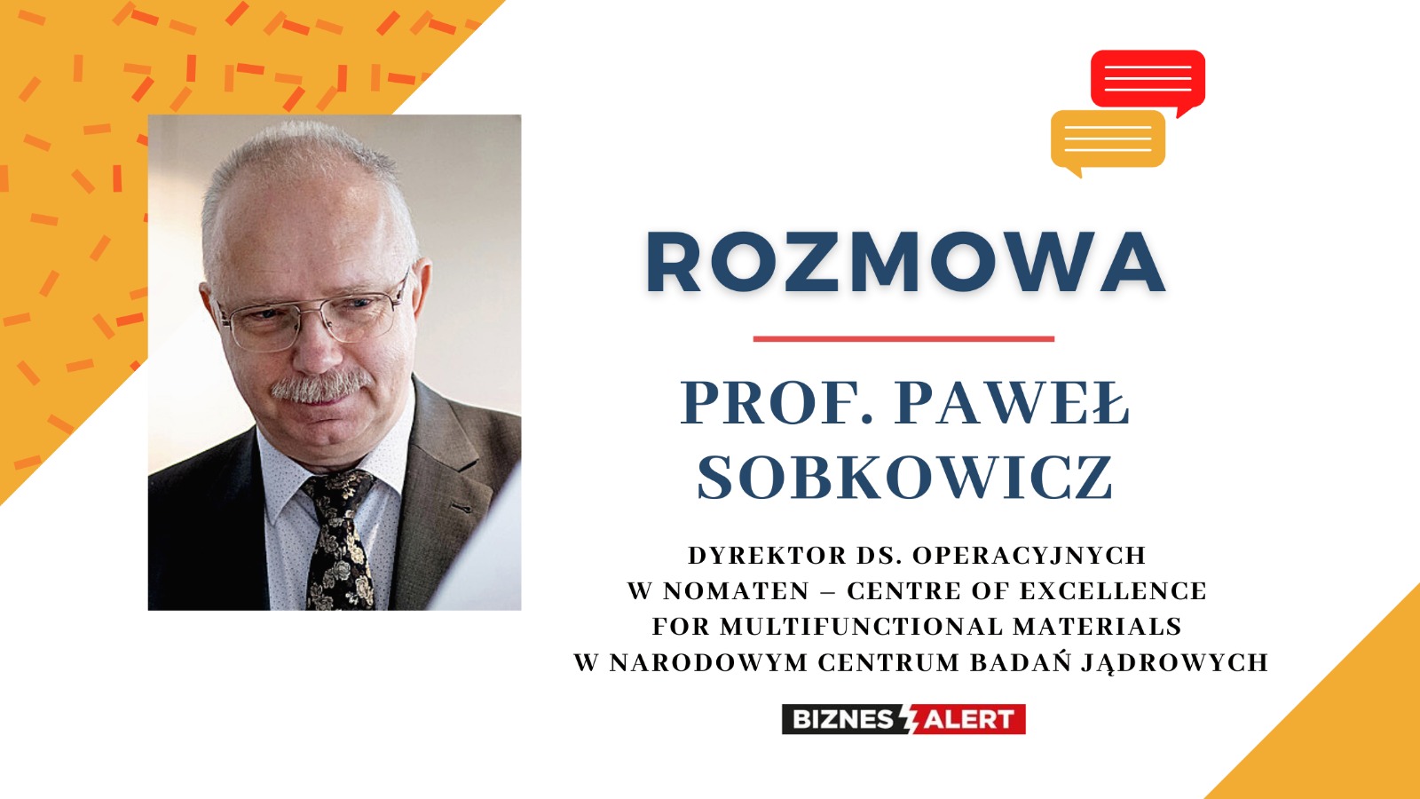 Prof. Paweł Sobkowicz. Grafika: BiznesAlert.pl