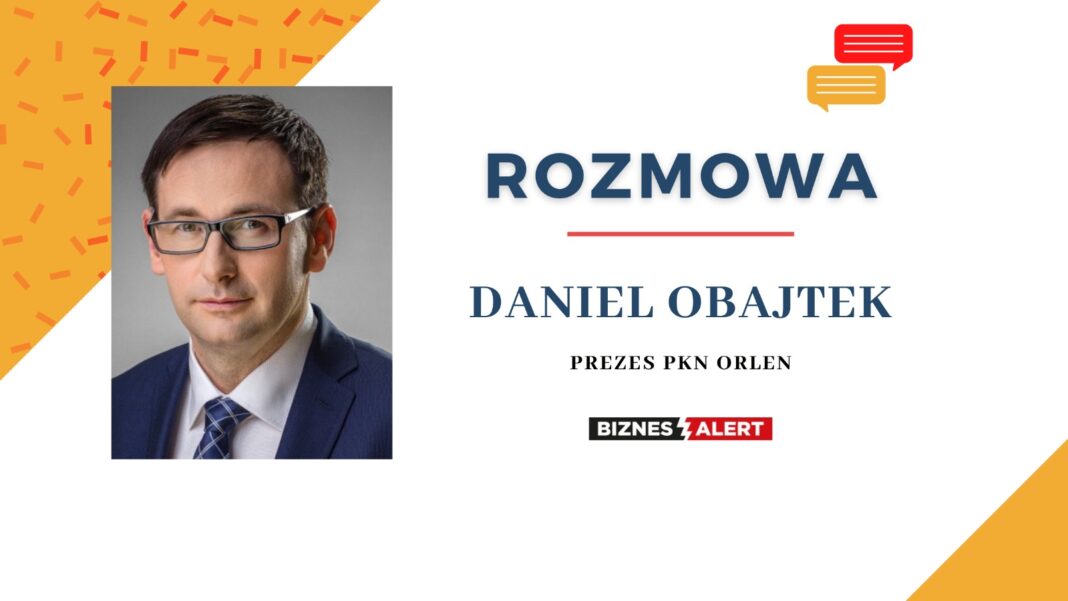 Daniel Obajtek. Grafika: BiznesAlert.pl