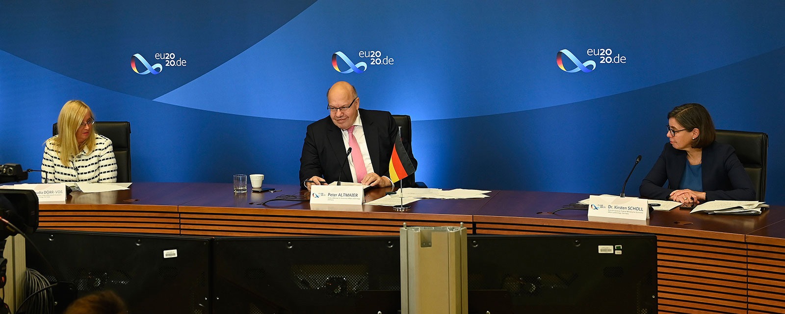 Peter Altmaier na konferencji o wodorze. Fot. Ministerstwo gospodarki i energetyki Niemiec
