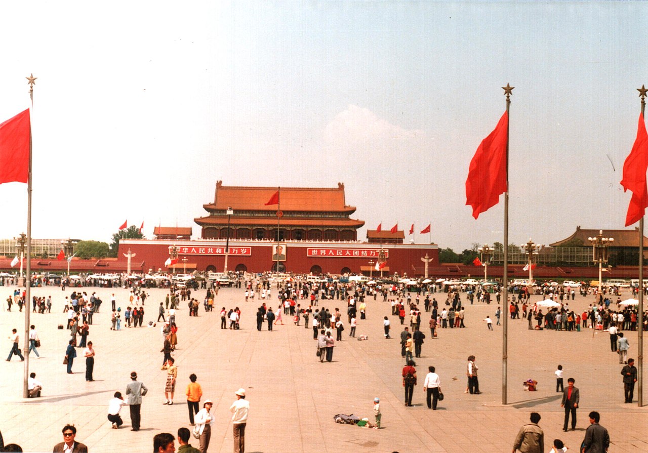Plac Tiananmen. Fot. Wikimedia Commons