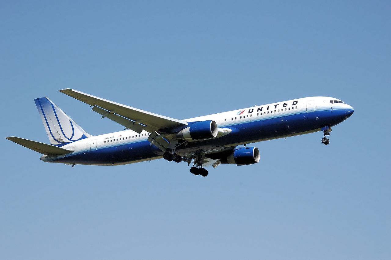Boeing 767-300 linii United Airlines. Źródło: Wikipedia