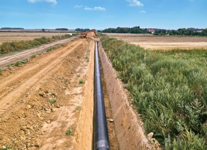 Budowa gazociągu Zdzieszowice – Brzeg.Fot. Gaz-System