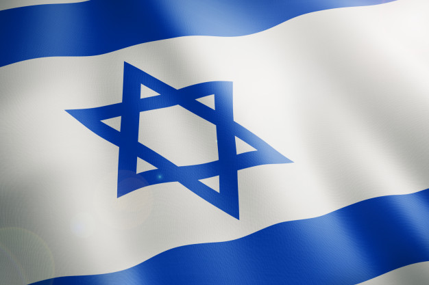 Flaga Izraela. Fot. Freepik