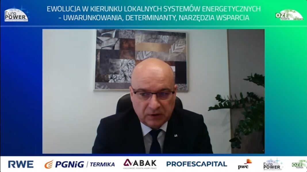 Prezes Tauron Dystrybucja Robert Zasina na konferencji EuroPOWER 2021. Fot. BiznesAlert.pl