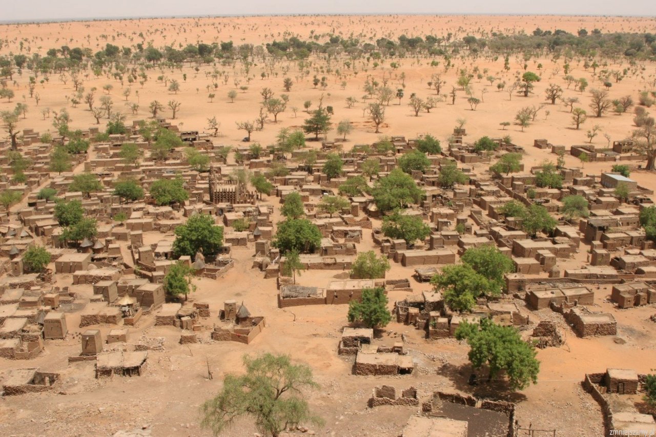 Wioska w Mali. Źródło: Wikicommons