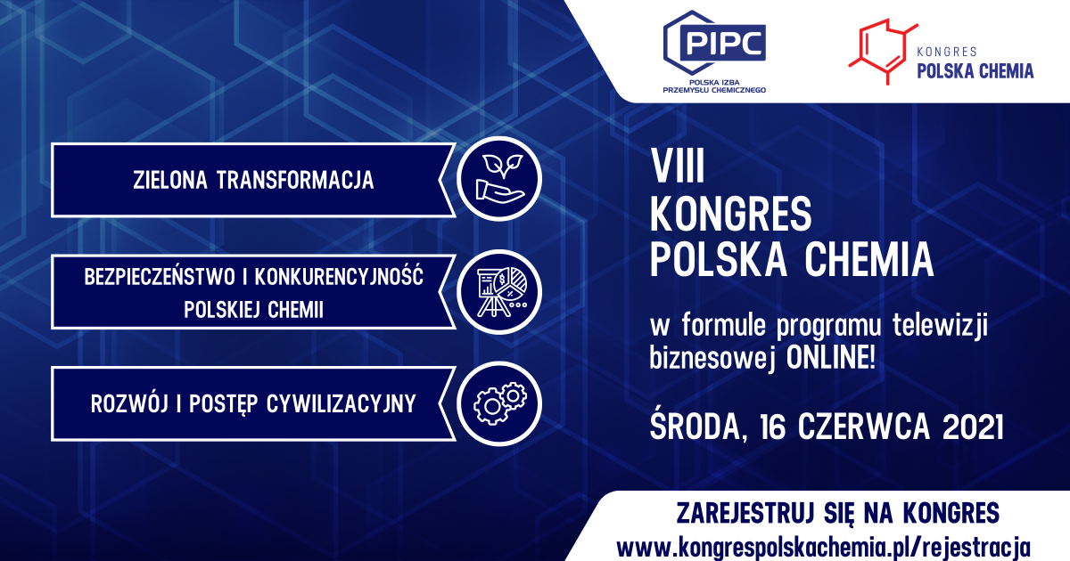 VIII Kongres Polska Chemia 2021. Grafika organizatora