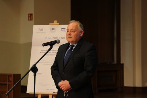 Wojciech Dąbrowski prezes PGE. Fot. PGE