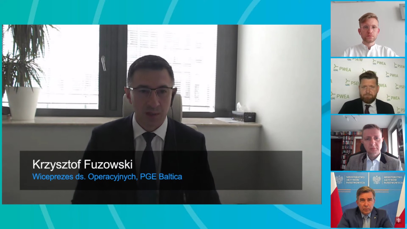 Wiceprezes PGE Baltica Krzysztof Fuzowski podczas konferencji Rynek Opinii dot. offshore. Fot. BiznesAlert.pl