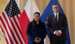 Oksana Markarowa i Piotr Wilczek, amasadorowie Ukrainy oraz Polski w USA. Fot. Ambasada RP w USA