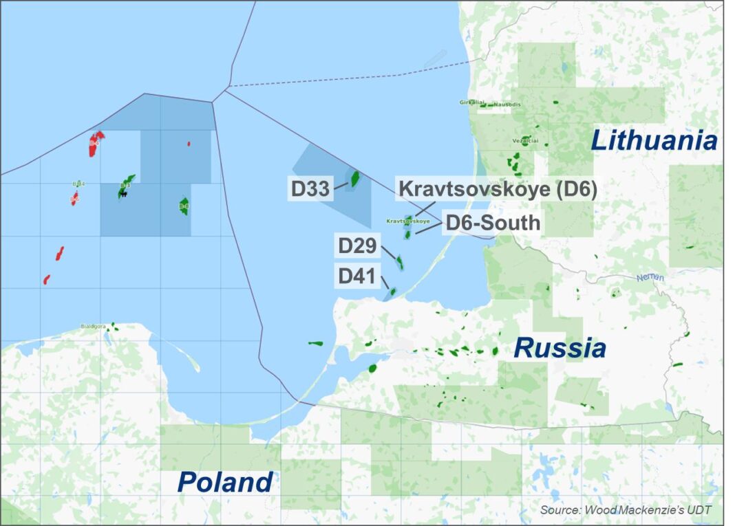 Pola Naftowe u wybrzeży Obwodu Królewieckiego fot. WM