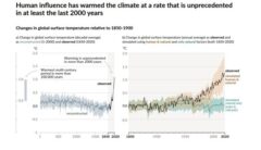 Zmiany klimatu spowodowane przez człowieka. Grafika: IPCC