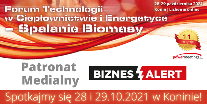 XI edycja Forum Technologii w Ciepłownictwie i Energetyce – Spalanie Biomasy. Grafika organizatora.