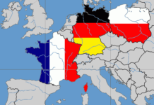 Trójkąt Weimarski. Źródło Wikipedia