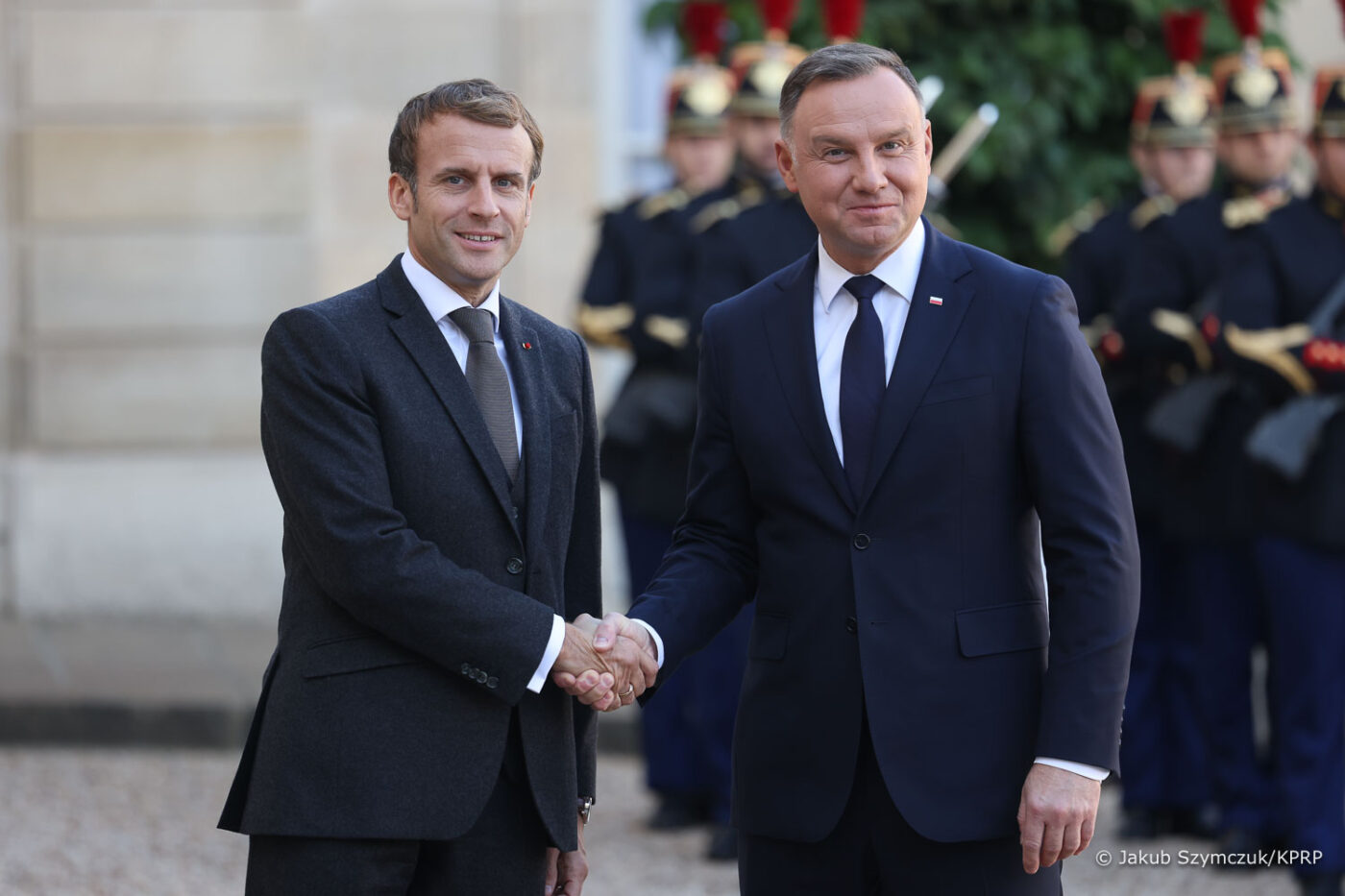 Prezydent RP Andrzej Duda podczas wizyty we Francji