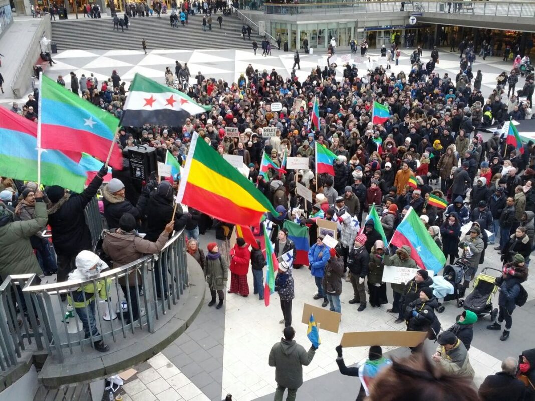 Protesty towarzyszące sprawie Lundin Oil. Źródło: commons.wikimedia.org