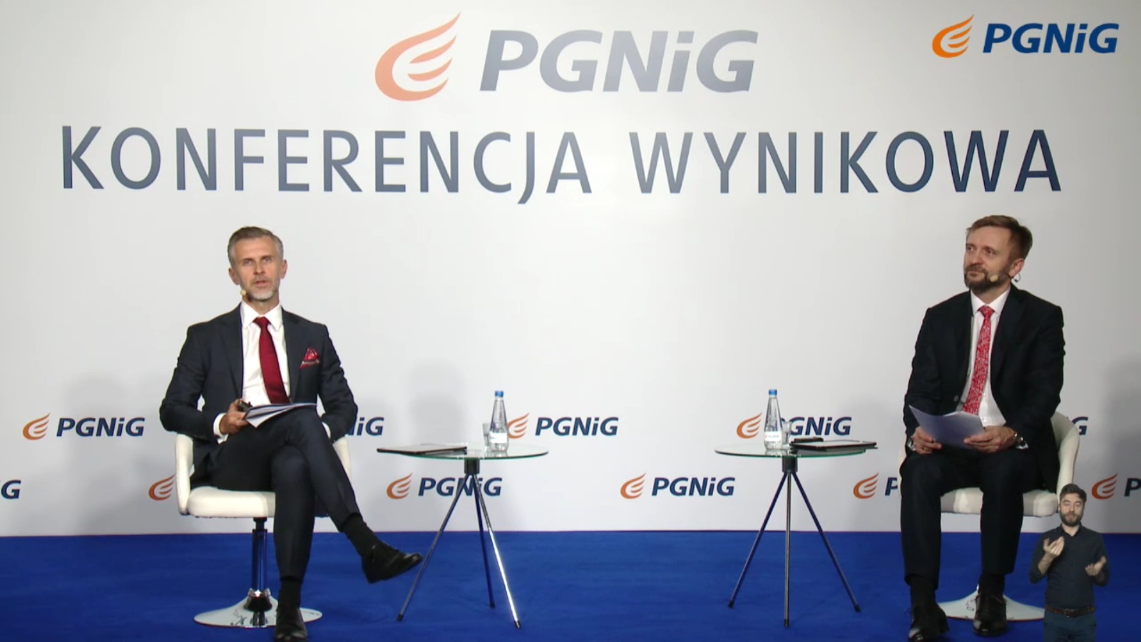 Konferencja prasowa PGNiG. Fot. Michał Perzyński
