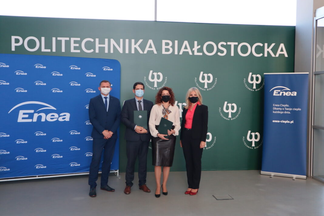 Enea Ciepło i Politechnika Białostocka rozpoczynają współpracę przy innowacyjnych projektach badawczo-rozwojowych. Fot. Enea Ciepło.