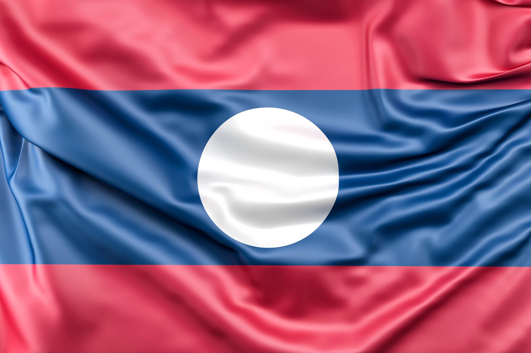 Flaga Laosu. Źródło: freepik