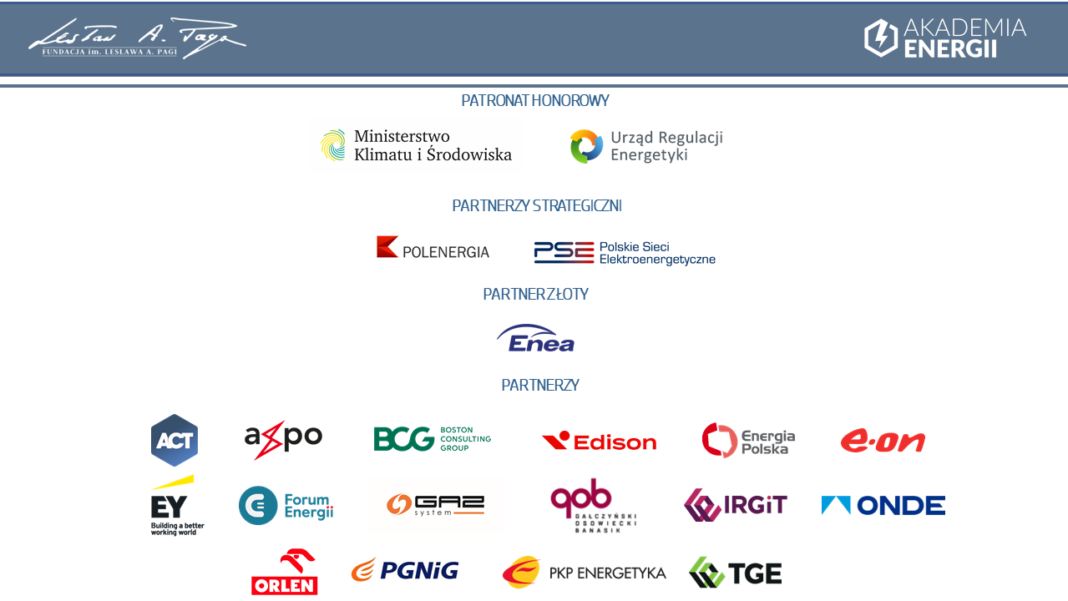 X edycja Akademii Energii. Grafika organizatora.