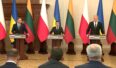 Prezydenci Polski, Ukrainy i Litwy podczas Szczytu Trójkąta Lubelskiego. Fot. Jędrzej Stachura