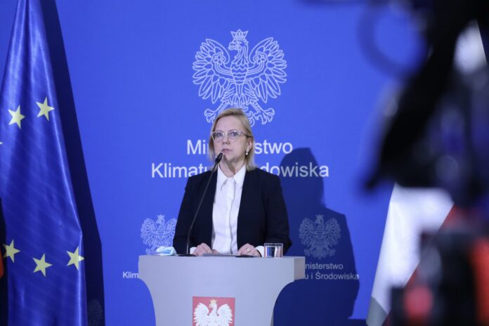 Anna Moskwa. Fot. Ministerstwo klimatu i środowiska.