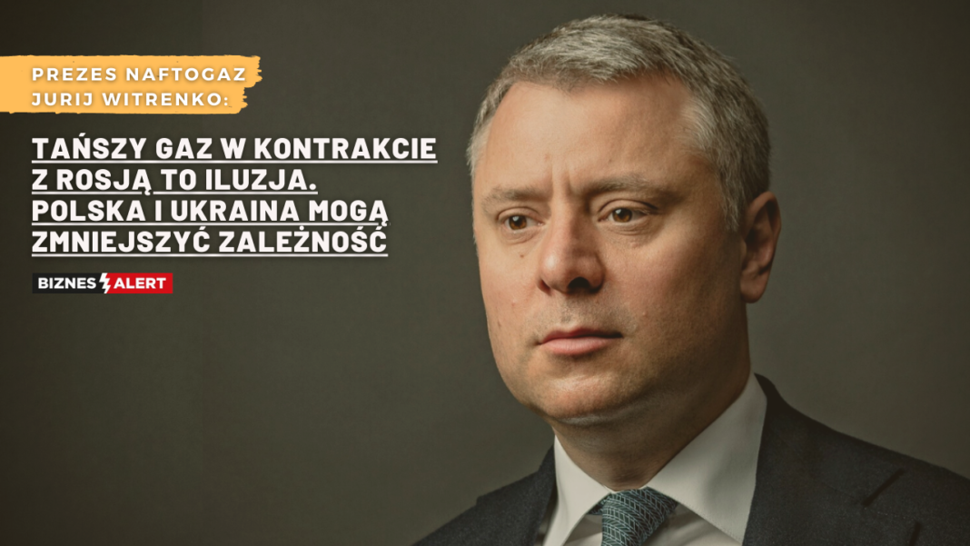 Prezes Naftogaz Jurij Witrenko fot. Facebook.