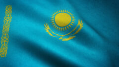 Flaga Kazachstanu. Fot. Freepik.pl