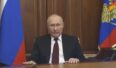 Przemówienie Władimira Putina. Fot. YouTube.