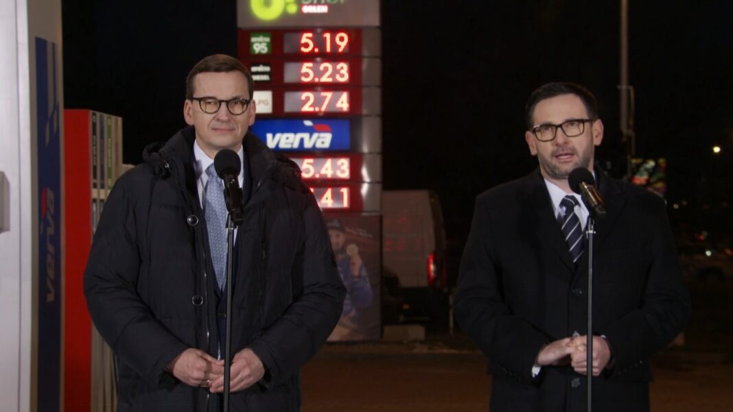 Briefing prasowy Mateusza Morawieckiego i Daniela Obajtka. Fot, BiznesAlert.pl