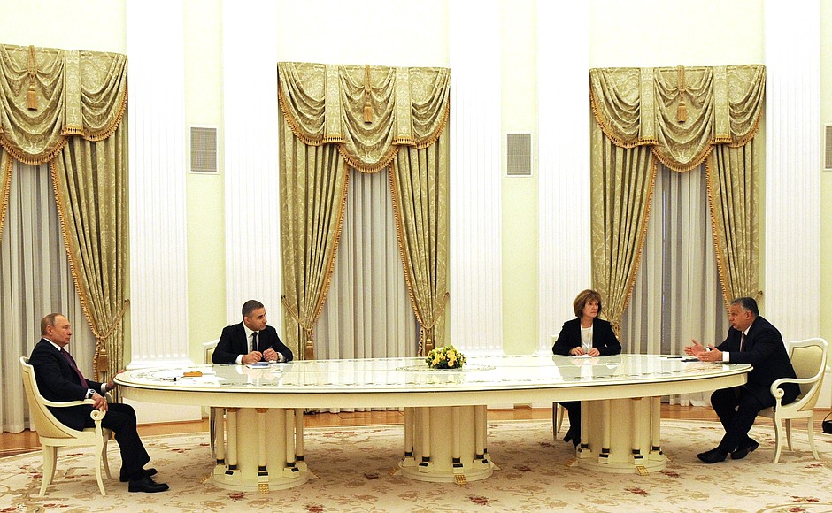 Władimir Putin i Wiktor Orban. Fot. Kremlin.ru