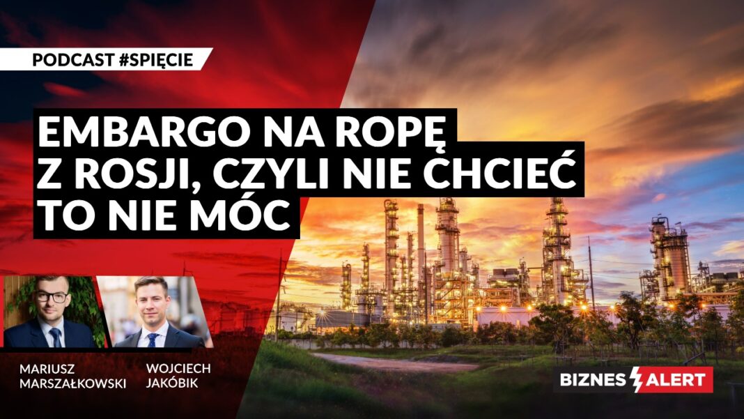 Embargo na ropę z Rosji. Grafika: Presso.