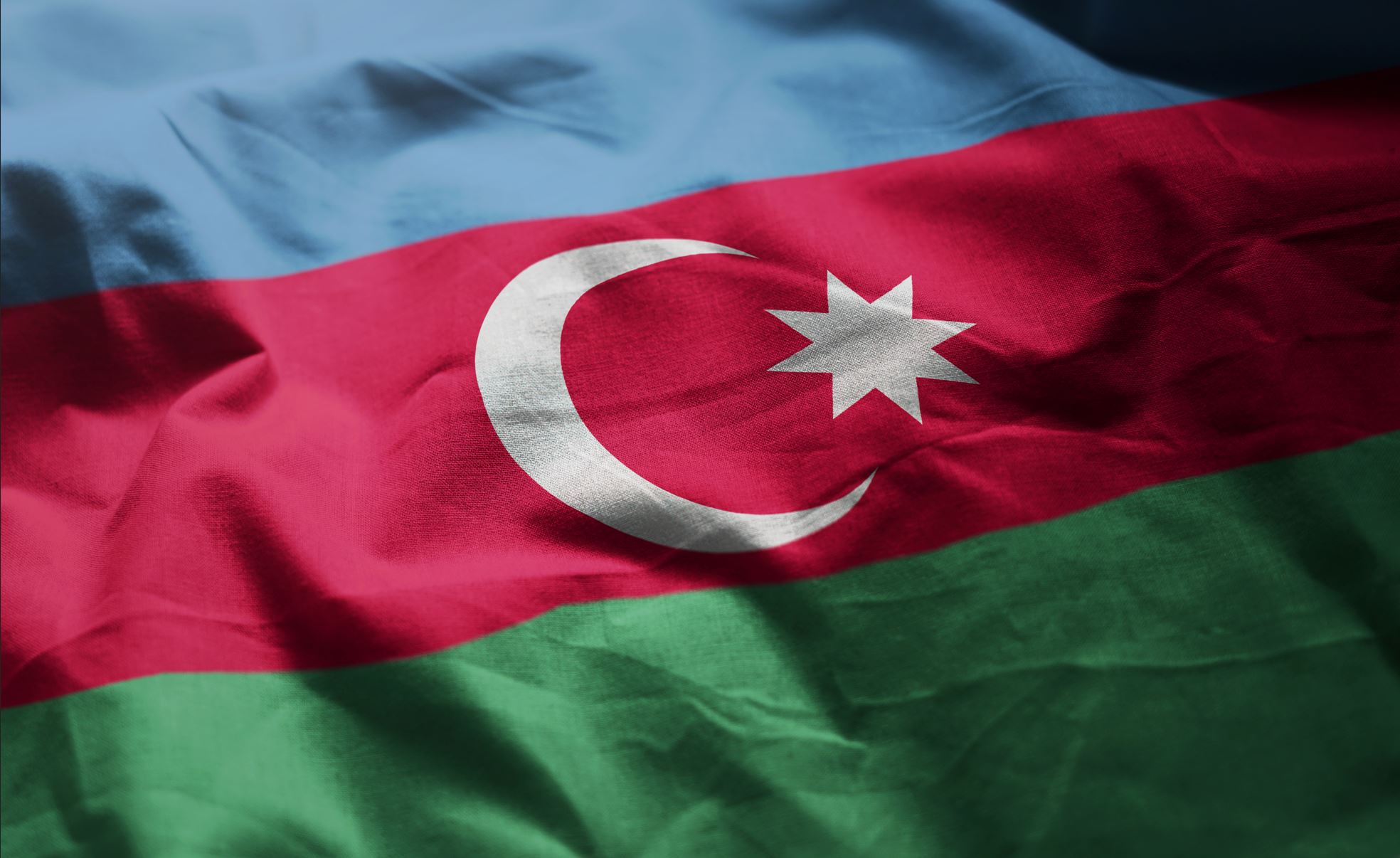 Flaga Azerbejdżanu. Źródło: freepik